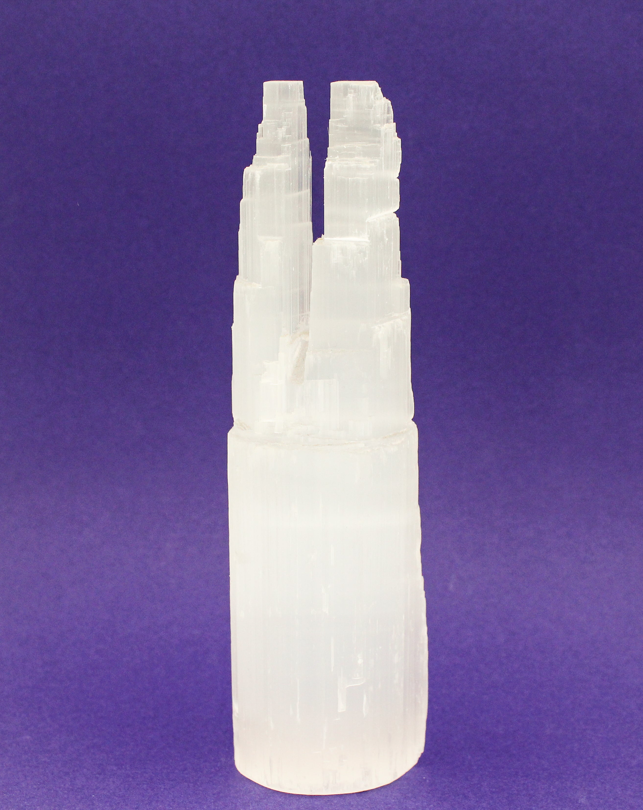 Selenite Double Tower $30